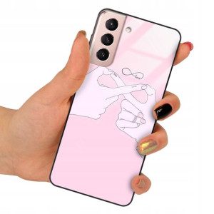 Etui Szklane do SAMSUNG S21 Obudowa Case Wzory