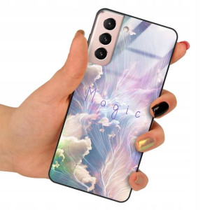 Etui Szklane do SAMSUNG S21 Obudowa Case Wzory
