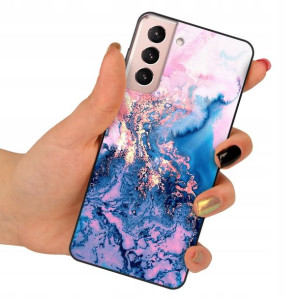Etui SZKLANE do SAMSUNG S21 Obudowa Case Wzory