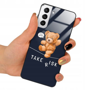 Etui Szklane do SAMSUNG S21 PLUS Case Misie Wzory