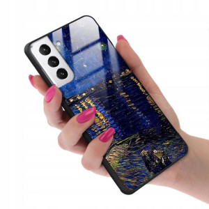 Etui Szklane do SAMSUNG S21 PLUS Impresja Wzory