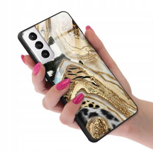 Etui Szklane do SAMSUNG S21 PLUS Subtelne Wzory
