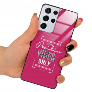 Etui Szklane do SAMSUNG S21 ULTRA Obudowa Wzory