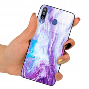 Etui SZKLANE do SAMUNG M30 Obudowa Case Wzory