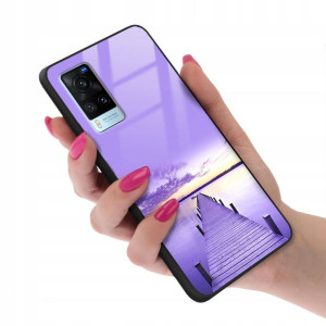 Etui SZKLANE do VIVO X60 Obudowa Case TOP Wzory