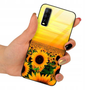Etui SZKLANE do VIVO Y70s Obudowa Case Mix Wzory