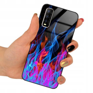 Etui SZKLANE do VIVO Y70s Obudowa Case Mix Wzory