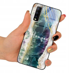 Etui SZKLANE do VIVO Y70s Obudowa Case Mix Wzory
