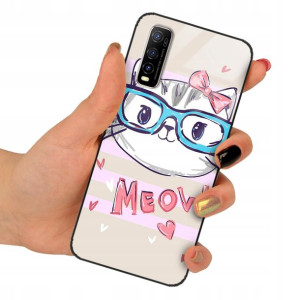 Etui SZKLANE do VIVO Y70s Obudowa Case Mix Wzory