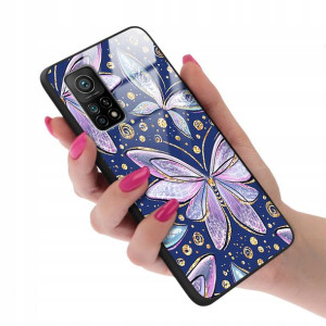 Etui Szklane do XIAOMI MI 10T PRO Motyle TOP Wzory