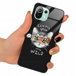 Etui Szklane do XIAOMI Mi 11 LITE 4G Misie Wzory