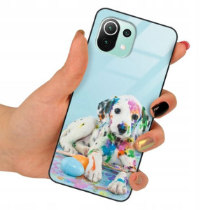 Etui SZKLANE do XIAOMI Mi 11 LITE 4G Obudowa Wzory