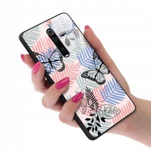 Etui Szklane do XIAOMI MI 9T Motyle Case TOP Wzory