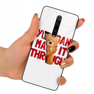 Etui Szklane do XIAOMI MI 9T Obudowa Misie Wzory