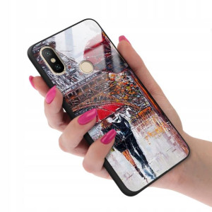 Etui Szklane do XIAOMI MI A2 Subtelne Piękne Wzory