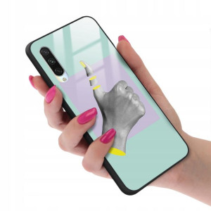 Etui SZKLANE do XIAOMI Mi A3 Obudowa Case Wzory