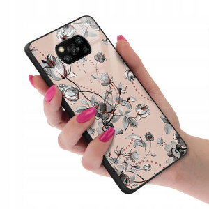 Etui Szklane do XIAOMI POCO X3 Subtelne Top Wzory