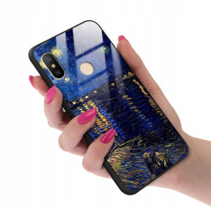 Etui Szklane do XIAOMI REDMI 6 PRO Impresja Wzory
