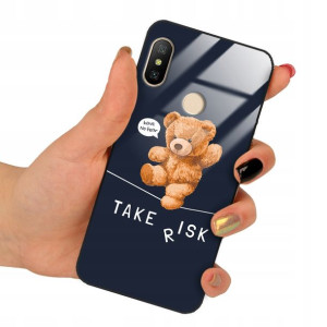 Etui Szklane do XIAOMI REDMI 6 PRO Misie Wzory