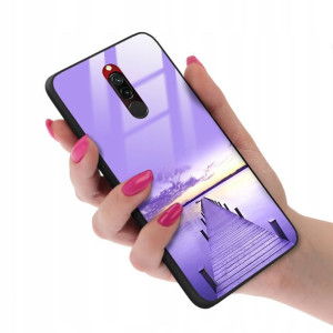 Etui SZKLANE do XIAOMI REDMI 8 Obudowa Case Wzory