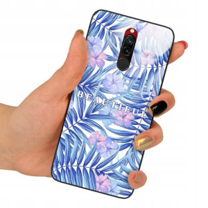 Etui Szklane do XIAOMI REDMI 8 Obudowa Case Wzory