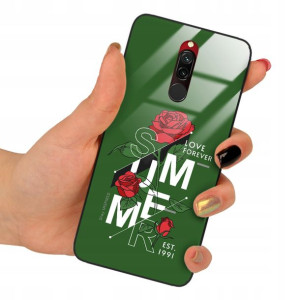 Etui Szklane do XIAOMI REDMI 8 Obudowa Dużo Wzorów