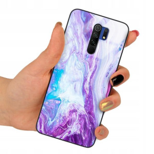 Etui SZKLANE do XIAOMI REDMI 9 Obudowa Case Wzory