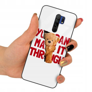 Etui Szklane do XIAOMI REDMI 9 Obudowa Misie Wzory