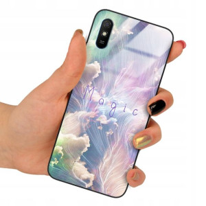 Etui Szklane do XIAOMI REDMI 9A Obudowa Case Wzory