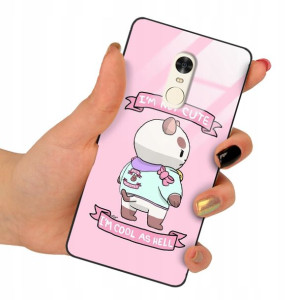Etui Szklane do XIAOMI REDMI NOTE 4 Obudowa Wzory