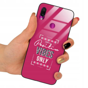 Etui Szklane do XIAOMI REDMI NOTE 7 Obudowa Wzory