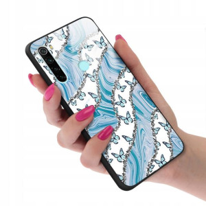Etui Szklane do XIAOMI REDMI NOTE 8T Motyle Wzory