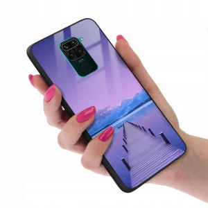 Etui SZKLANE do XIAOMI REDMI NOTE 9 Obudowa Wzory