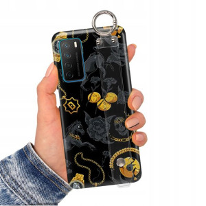 Etui z Paskiem do HUAWEI HONOR PLAY 4 Modne Wzory