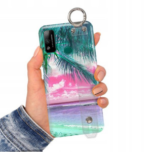 Etui z Paskiem do HUAWEI HONOR PLAY 4T Case Wzory
