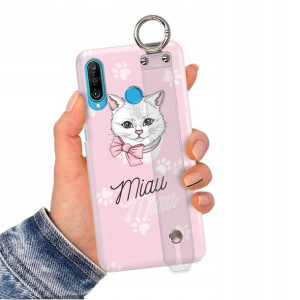 Etui z Paskiem do HUAWEI P30 LITE Obudowa Wzory