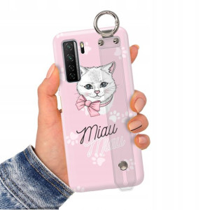 Etui z Paskiem do HUAWEI P40 LITE 5G Obudowa Wzory