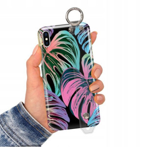 Etui z Paskiem do iPHONE X/XS Obudowa Case Wzory