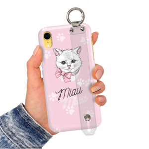 Etui z Paskiem do iPHONE XR Obudowa Case TOP Wzory