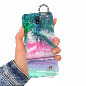 Etui z Paskiem do LG K40 Obudowa Case TOP Wzory