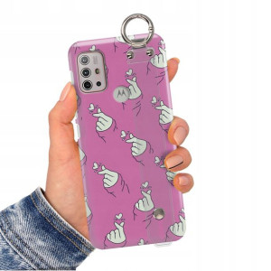Etui z Paskiem do MOTOROLA G10 Obudowa Case Wzory