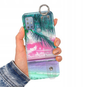 Etui z Paskiem do MOTOROLA G20 Obudowa Case Wzory