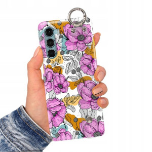 Etui z Paskiem do MOTOROLA G200 5G Wiosenne Wzory