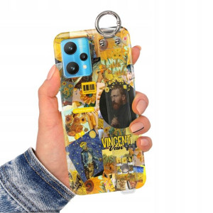 Etui z Paskiem do REALME 9 PRO Impresja Dali Wzory