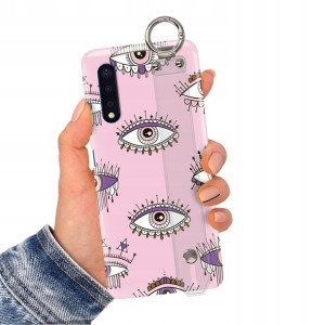 Etui z Paskiem do SAMSUNG A41s Case Modne Wzory