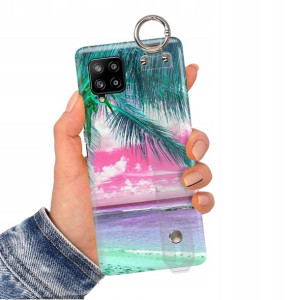 Etui z Paskiem do SAMSUNG A42 5G Obudowa TOP Wzory