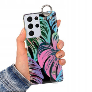 Etui z Paskiem do SAMSUNG S21 ULTRA Obudowa Wzory