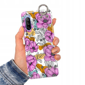 Etui z Paskiem do SONY XPERIA 10 II Wiosenne Wzory