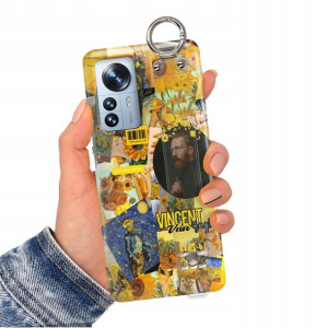 Etui z Paskiem do XIAOMI 12 PRO 5G Impresja Wzory
