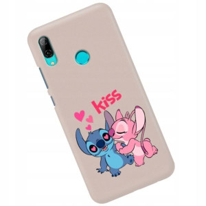 Etui Matowe do HUAWEI Y7 2019 Ciemny RÓŻ Top Wzory